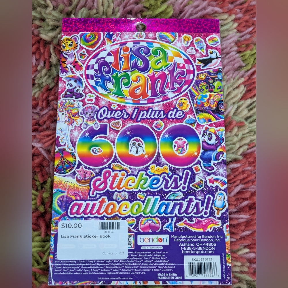 Lisa Frank Multicolor Sticker Collection - Picture 5 of 5
